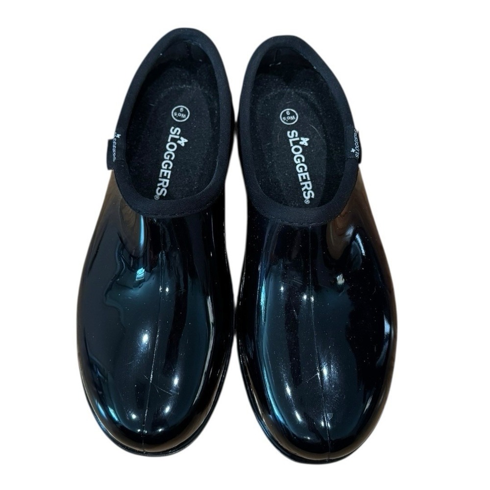 Sloggers Shoes Womens 9 Black Waterproof Slip-on Rain Garden Snow Comfort